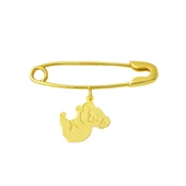 Filli Altın Çengelli Bebek İğnesi thumbnail 1