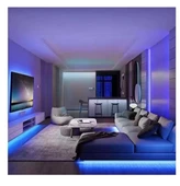 10 METRE  CATA CT 4484 10 Çip İç Mekan Şerit Led Mavi 12 V - 4