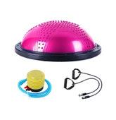 Dikenli Masaj Nokta Bosu Ball, Denge Yarım Pilates & Yoga Topu - 5