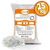 25 Kg Cam Filtre Medyası (1.20-3.20 mm) Havuz Filitre Temizleme Su Arıtma Filtrasyon Filtreleme Kumu - 1