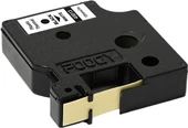 Foogy Dymo D1 Etiket Plastik Thermal Beyaz-Siyah - 4