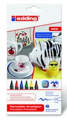 Edding 4200 Porselen Kalemi Standart Ana Renkler (6 lı Paket) - 1