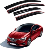 Renault Megane 4 Sedan Cam Rüzgarlığı 4lü - 1