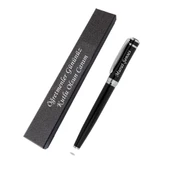 Notlu Kutulu İsme Kişiye Özel Kapaklı Roller İmza Kalem thumbnail 3