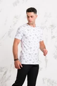 SLİMFİT BASKILI PAMUKLU ERKEK PENYE T-SHİRT thumbnail 3