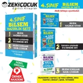4.Sınıf Bilsem Hazırlık Seti Zeki Çocuk Eğitici Kitaplar Mantık Zeka - 1