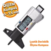 NT Tools Dijital LCD Lastik Derinlik Ölçme Kumpası Ntt107 Ölçer - 1