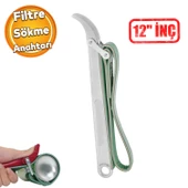 Rico 013-KK1118 Kayışlı Kemerli Filtre Anahtarı 12" Araba Mazot Yağ Filtre Sökme Sıkma - 1