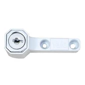 Yale Pencere Kilidi V302 Beyaz Anahtarlı Pencere Kilidi - 1