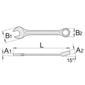 Unior Kombine Anahtar Uzun - 4