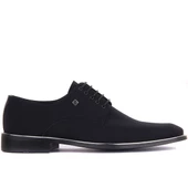 Fosco 8003 Bağcıklı Siyah Tekstil Erkek Klasik Ayakkabı - 2