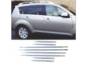 Mitsubishi Outlander Krom Cam Çıtası 8 prç. 2006-2012 P. Çelik thumbnail 1