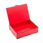 Sevdiklerinize Özel Kırmızı Ahşap Hediye Kutusunda 4 Adet Eti Karam Gurme Bitter Çikolatalı thumbnail 4