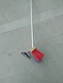 METAL SAPLI SERT PVC KILLI GELBERİLİ ALAN TEMİZLİK FIRÇASI - 1