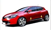 Renault Clio 4 HB Krom Yan Kapı Çıtası 4 Kapı P. Çelik 2012-2018 thumbnail 1