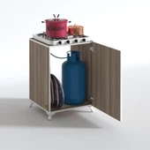 Kenzlife ocak dolabı hoşseda crd 85*60*56 hazır mutfak klasik set üstü ocak için arkalıksız thumbnail 2