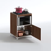 Kenzlife ocak dolabı doğangün cvz 85*60*56 hazır mutfak ankastre gömme ocak için arkalıksız thumbnail 2