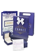 Cebeci 14 Ayar Taşlı Altın Anne Yüzüğü - 4