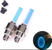 Hareket Sensörlü Mavi Işıklı Sibop Kapağı Lambası Araba Bisiklet thumbnail 1