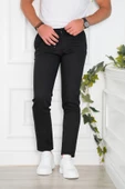BELİ LASTİKLİ YAZLIK İNCE TENSEL KUMAŞ İPLİKLİ REGULAR FİT ERKEK JOGGER PANTOLON - 8