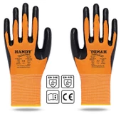 Handy HN-16 Nitril Kaplama Sanayi Usta Eldiveni Koruyucu Eldiven - 1