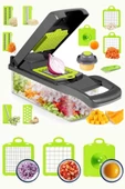 Tilbe Home Vegetable Chopper Pratik Hazneli Sebze Patates Dilimleyici Doğrayıcı Rendeleme Seti 13 Parça - 1
