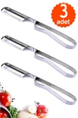 Tilbe Home Metal Yan Soyacak Patates Sebze Paslanmaz Çelik Sebze Patates Soyacak Aparatı Lüks Soyacağı - 1