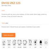Emes EM02 ZKZ 125 Sabit Maşalı Frensiz Kemik Teker 125 mm 160 Kg - 2