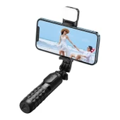 Mcdodo SS-1781 Bluetooth Selfie Çubuğu Uzaktan Kumandalı/Tripod Standlı - Siyah - 2