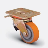 Emes ED01 VKP 100F Döner Tablalı Döküm Teker Frenli 100 mm 350 Kg - 3