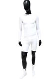 TOPRAK SPOR TS25042 ERKEK BEYAZ UZUN KOLLU ANTRENMAN ÜSTÜ - 2