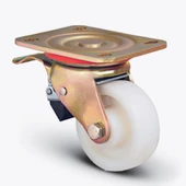 Emes Döner Tablalı Frenli Teker 80 mm 200 Kg (Kod: ED01 HKZ 80 F) thumbnail 1