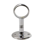 Askı Flanşı Açık Ağız Daire Dolap Elbise Askı Aparatı Boru Tutucu (2 ADET) thumbnail 2