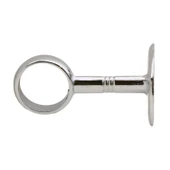 Askı Flanşı Açık Ağız Daire Dolap Elbise Askı Aparatı Boru Tutucu (2 ADET) thumbnail 4