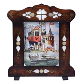Nusnus Sedef İşlemeli Kartpostallık 24x22 cm No1 - 1