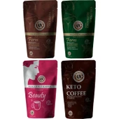 Diyet - Keto - Kolajen Kahve Seti 4 Paket - 1