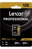 Lexar 128GB 2000X 300mb/sn UHS-II SDXC Hafıza Kartı - 1