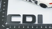 DK Tuning CDi Bagaj Gri Siyah ABS Yazı Logo Benz İle Uyumlu - 2
