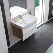 Turkuaz Cerastyle Duru Etajer Uyumlu Lavabo 60x40 cm - 1