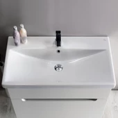 Turkuaz Cerastyle Elite Etajer Uyumlu Damlalıklı Lavabo 60*45 cm thumbnail 2
