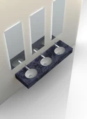 Turkuaz Cerastyle Tezgah Altı Hilton Yapıştırma Lavabo 48x39 cm - 2