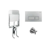 Turkuaz City Rimless Asma Klozet Gömme Rezervuar Tam Set İnci Kapak thumbnail 3