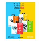 Syrox 2.1A Type-C Flexible Silikon Şarj & Data Kablo 1.1M C101 - 5