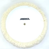 MIRKA PASTA CİLA PARLATMA POLİSAJ KUZU POSTU BURGULU YÜN PED CIRTLI  180mm - 3