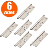 Yönsüz Cerman Kapı Menteşesi Saten 12 cm (6 ADET) thumbnail 1