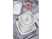 Taç Real Bone Tia Platin 60 Parça 12 Kişilik Yemek Takımı - 4
