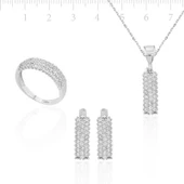 Gümüş Su Yolu Bayan Set thumbnail 2