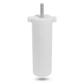 Ayarlanabilir Mobilya Kanepe Baza Koltuk Yükseltme Destek Ayağı Ayak M8 Civatalı Beyaz 14 Cm 4 Adet - 4