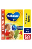 Bebelac 4 Devam Sütü 800 gr 1 Yaşından İtibaren - 1