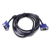 QPORT Q-VGA1.5 15 PİN FİTRELİ 1.5 METRE ERKEK ERKEK MONİTÖR KABLO - 2